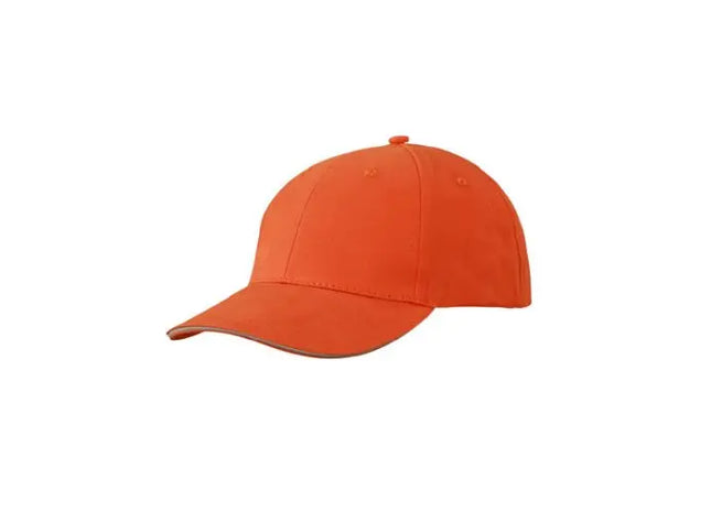 Light Brushed Sandwich Cap – Leicht gebürstete Kappe mit kontrastreichem Schirm TK Gruppe® Grosshandel 
