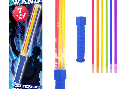 Light Stab Magic Stab Set, 7-teilig, bunte Leuchtstäbe, Partyzubehör & Dekoration TK Gruppe® Grosshandel 