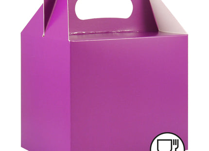 Lila Lunchbox 14Lx9,5Bx12H cm, robuste Brotzeitbox, ideal für Schule & Arbeit TK Gruppe® Grosshandel 