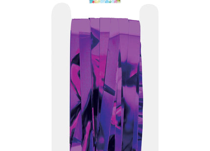 Lilafarbene Türvorhangfolie, 1,2 cm geschnitten, 92 x 244 cm TK Gruppe® Grosshandel 