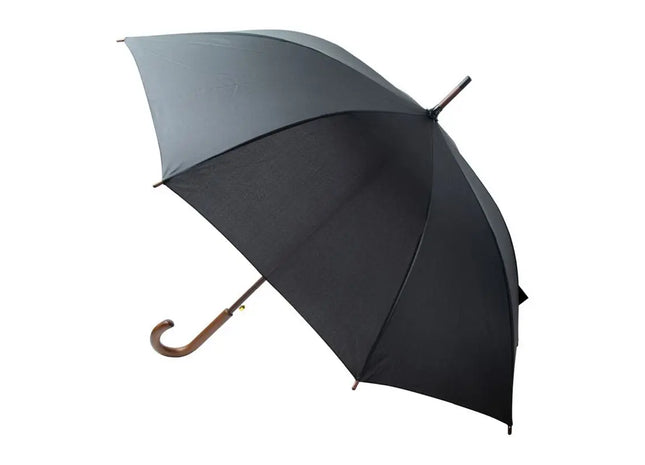 Limoges RPET Regenschirm - Schwarz, Nachhaltig und Stilvoller Wetterschutz TK Gruppe® Grosshandel 