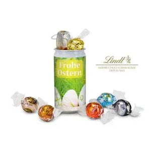 Lindt Geheimnis Ostern mit Frohe Ostern - EierWiese Motiv – Feierlich und lecker TK Gruppe® Grosshandel 