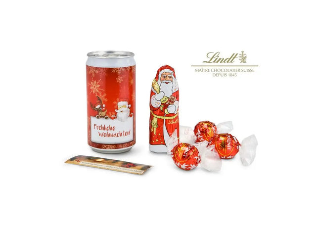 Lindt-Geheimnis Santa Geschenkset - Exquisite Schokoladenfreuden für Weihnachten TK Gruppe® Grosshandel 