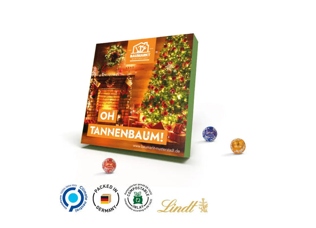 Lindt Mini-Kugeln Adventskalender - Täglicher Genuss feinster Schokolade TK Gruppe® Grosshandel 