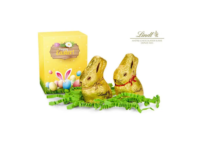 Lindt Osterhäschen Duo, personalisierbar - Exklusive Süßigkeit für Ostern TK Gruppe® Grosshandel 