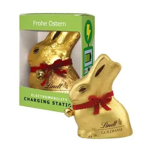 Lindt Osterhase in bedruckter Geschenkbox mit Sichtfenster – Edles Osterpräsent TK Gruppe® Grosshandel 