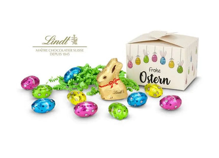 Lindt Osternest mit Happy Easter Motiv - Exquisite Osterüberraschung TK Gruppe® Grosshandel 