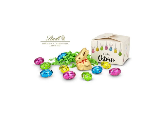 Lindt Osternest mit Happy Easter Motiv - Exquisite Osterüberraschung TK Gruppe® Grosshandel 