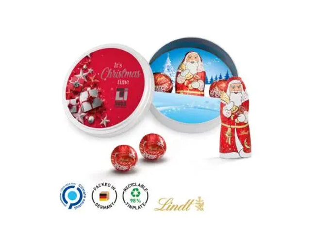 Lindt Weihnachtsdose – Exklusive Festtagschokolade TK Gruppe® Grosshandel 