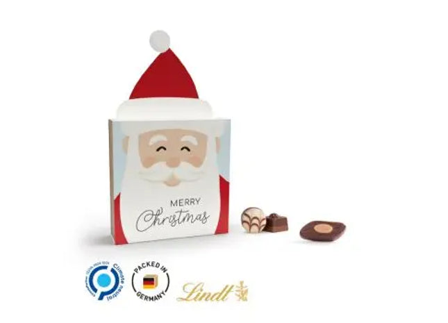 Lindt Weihnachtsmütze Präsent – Schokoladengenuss in festlicher Mützenform TK Gruppe® Grosshandel 