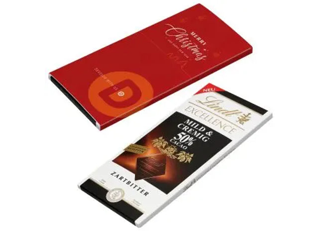 Lindt & Sprüngli Excellence Zartbitterschokolade – mit Ihrem Druck TK Gruppe® Grosshandel 