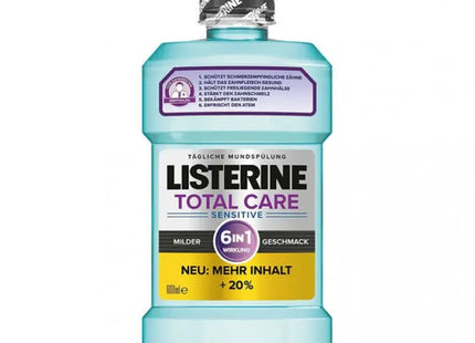 Listerine Total Care Sensitive 500ml Mundwasser - Umfassende Mundpflege für Empfindliche Zähne TK Gruppe® Grosshandel 
