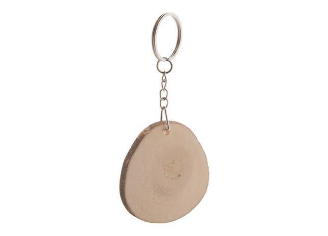 Loggy Schlüsselanhänger in Naturtönen - Öko-Chic Accessoire TK Gruppe® Grosshandel 