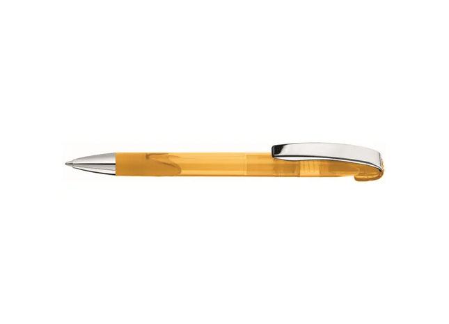 Look Grip Transparent M Si Kugelschreiber in Ocker - Eleganter Druckmechanismus TK Gruppe® Grosshandel 
