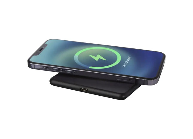 Loop 10W Kabelloses Ladepad aus Recycling-Kunststoff - Schwarz TK Gruppe® Grosshandel 