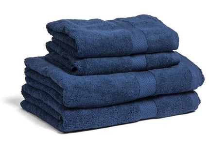 Lord Nelson Fairtrade Handtuch 70x130cm 3er Set - dunkelblau, weich und nachhaltig TK Gruppe® Grosshandel 