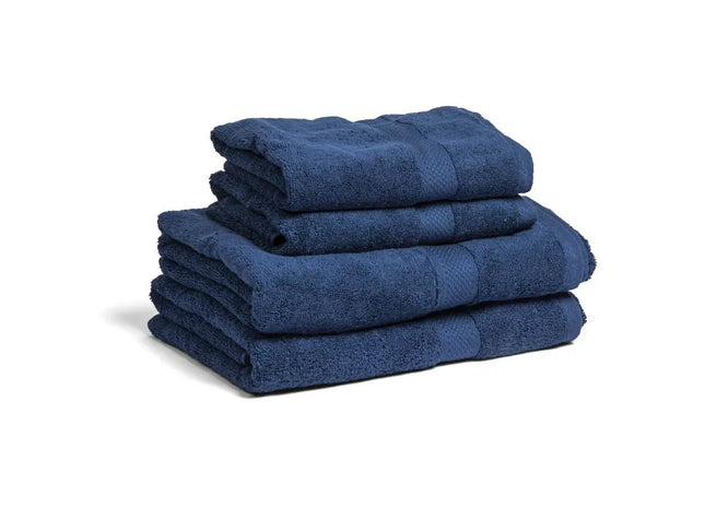 Lord Nelson Fairtrade Handtuch 70x130cm 3er Set - dunkelblau, weich und nachhaltig TK Gruppe® Grosshandel 