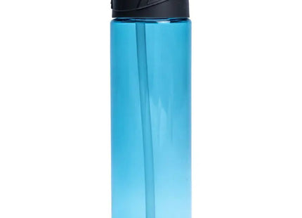 Lord Nelson Wasserflasche mit Strohhalm 700ml - hellblau, BPA-frei, ideal für Sport und Outdoor TK Gruppe® Grosshandel 