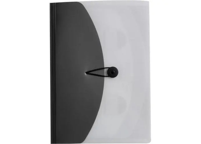 Louise Kunststoff Dokumentenmappe - Robuster Aktenordner, Schwarz TK Gruppe® Grosshandel 