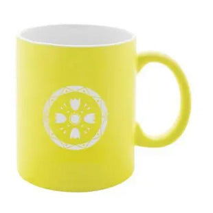 Lousa Keramiktasse, 350 ml - Gelb-Weiß, Hochwertige Kaffeetasse, Spülmaschinenfest, Ideales Geschenk TK Gruppe® Grosshandel 