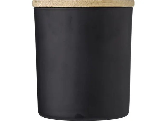 Lucas Glaskerze - Schwarz: Stilvolles Ambiente mit eleganter Beleuchtung TK Gruppe® Grosshandel 