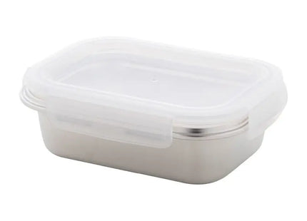 Lucens Lunchbox Silber, Edelstahl-Brotdose – Stilvoll & Langlebig TK Gruppe® Grosshandel 