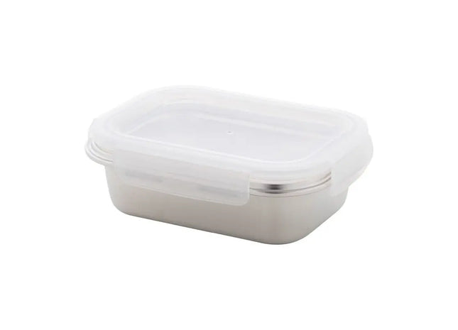 Lucens Lunchbox Silber, Edelstahl-Brotdose – Stilvoll & Langlebig TK Gruppe® Grosshandel 