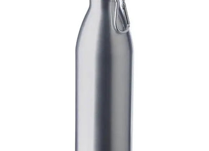Lucetta Aluminium Trinkflasche in Silber - Stilvoll & Öko-Freundlich, 650 ml TK Gruppe® Grosshandel 
