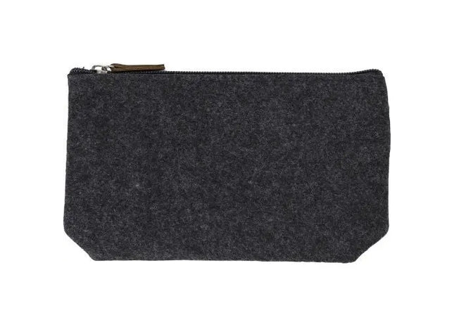 Lucy rPET-Filz Kosmetiktasche in Grau - Öko-Freundlich & Chic, 100 Zeichen TK Gruppe® Grosshandel 