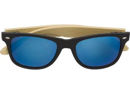 Luis Sonnenbrille in Blau - Stilvoller Bambus und ABS, UV-Schutz TK Gruppe® Grosshandel 