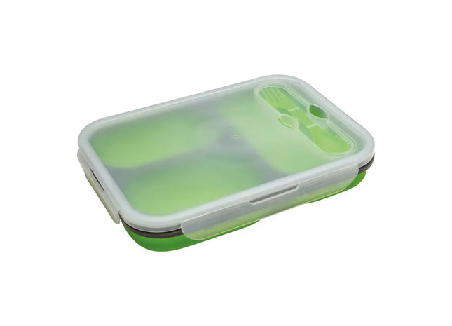 Lunch Set REFLECTS-SILLIAN XL - Hellgrün Geräumiges und stilvolles Essensset für unterwegs TK Gruppe® Grosshandel 