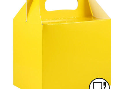 Lunchbox 14L x 9,5B x 12H cm, Bento-Box in Gelb, Auslaufsicher, für Schule und Büro TK Gruppe® Grosshandel 