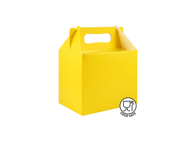 Lunchbox 14L x 9,5B x 12H cm, Bento-Box in Gelb, Auslaufsicher, für Schule und Büro TK Gruppe® Grosshandel 