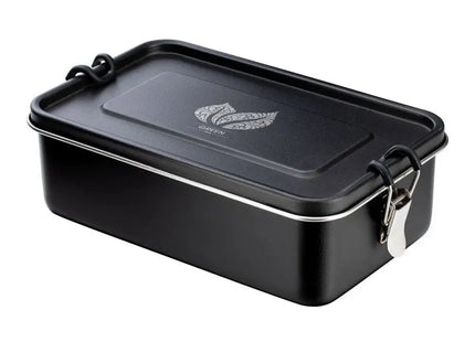 Lunchbox RE98-LUNCHBREAK - Schwarz Silber Stilvoll & Praktisch Hochwertige Mahlzeitenaufbewahrung TK Gruppe® Grosshandel 