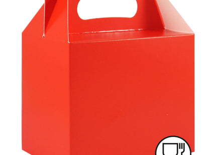 Lunchbox Rot, Kompakt 14L x 9,5B x 12H cm – Ideal für Schule und Büro TK Gruppe® Grosshandel 