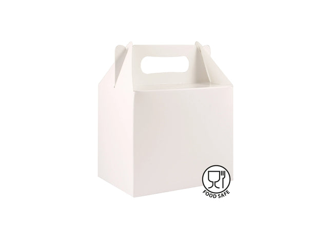 Lunchbox Weiß, Kompakte Größe 14L x 9,5B x 12H cm – Ideal für Schule & Büro TK Gruppe® Grosshandel 