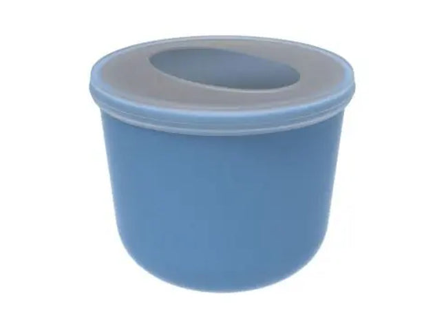 Lunchpot ToGo, 650 ml – Behagliches Blau, Transparent TK Gruppe® Grosshandel 