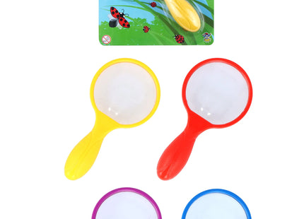 Lupe 15 cm, 4 Sorten – Bildungswerkzeug für Kinder und Erwachsene TK Gruppe® Grosshandel 