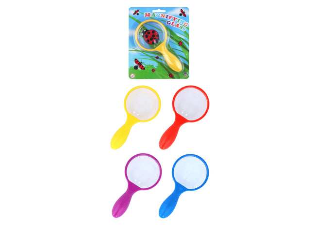 Lupe 15 cm, 4 Sorten – Bildungswerkzeug für Kinder und Erwachsene TK Gruppe® Grosshandel 