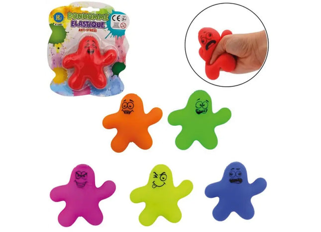 Lustige Antistress-Figuren, 12cm, 5 Farben Sortiert, Quetschspielzeug TK Gruppe® Grosshandel 