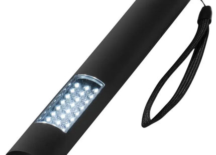 Lutz Magnet LED-Taschenlampe mit 28 LEDs - Schwarz, leistungsstark und vielseitig einsetzbar TK Gruppe® Grosshandel 