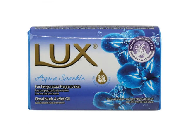 Lux Seife Aqua Sparkle, 80g, Erfrischende Feuchtigkeitsformel TK Gruppe® Grosshandel 