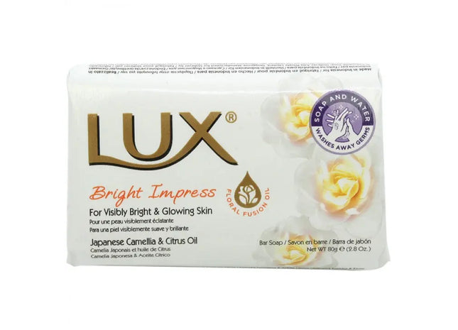 Lux Seife Bright Impress, 80g, Strahlende Hautpflegeformel TK Gruppe® Grosshandel 