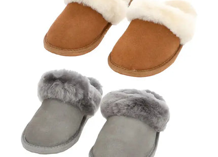 Luxuriöse Fell-Hausschuhe, 4er-Set, Größen 36-41 - Elegante & Bequeme Fußbekleidung TK Gruppe® Grosshandel 