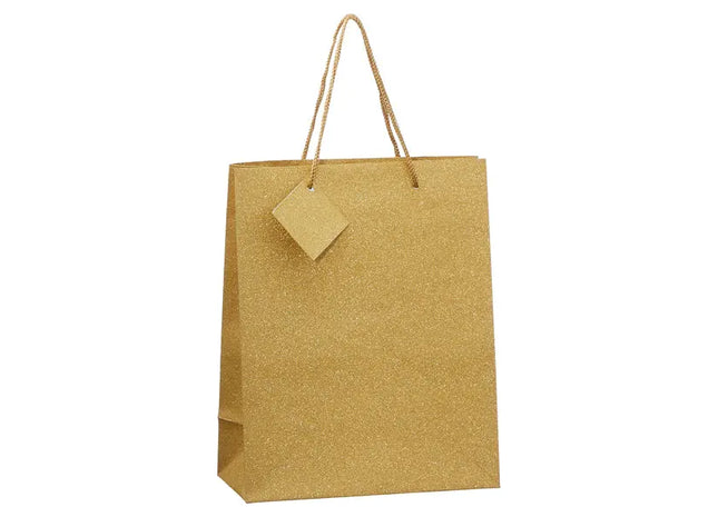 Luxuriöse Geschenkverpackung, Gold, Mittelgroß, Ca. 21x26cm TK Gruppe® Grosshandel 