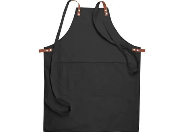 Luxuriöse Schwarze Schürze – Elegant und Praktisch für Profis und Heimköche TK Gruppe® Grosshandel 