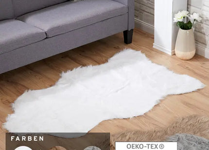 Luxuriöses Langhaar Dekofell, 3er Set, Ca. 85x150cm – Elegante Raumakzente TK Gruppe® Grosshandel 