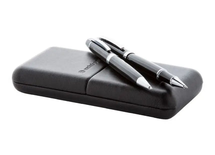 Luxuriöses Quillan Kugelschreiber-Set in Schwarz - Eleganz & Präzision TK Gruppe® Grosshandel 