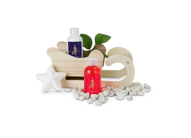 Luxuriöses Winter-Wellness-Set Großer Winter-Schlitten: Entspannung & Wärme TK Gruppe® Grosshandel 