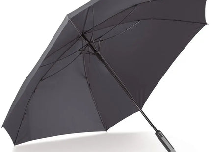 Luxus 27 Quadratischer Regenschirm Automatikschirm Schwarz Stilvoll & Praktisch Zuverlässiger Regenschutz TK Gruppe® Grosshandel 